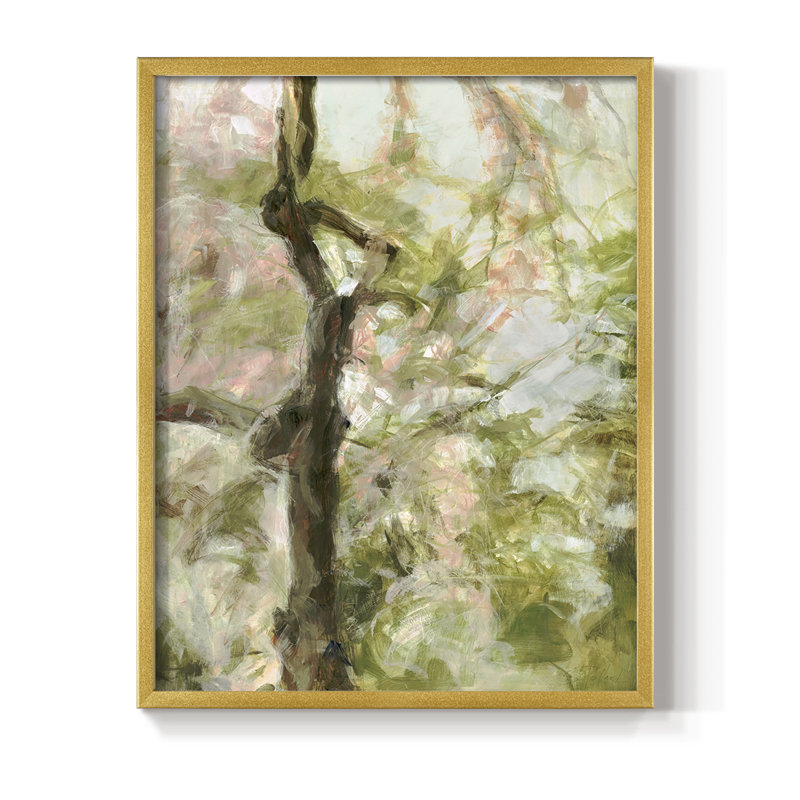 «Spring Diptych II», reproduction encadrée - bois massif, H 10 po x l 8 po