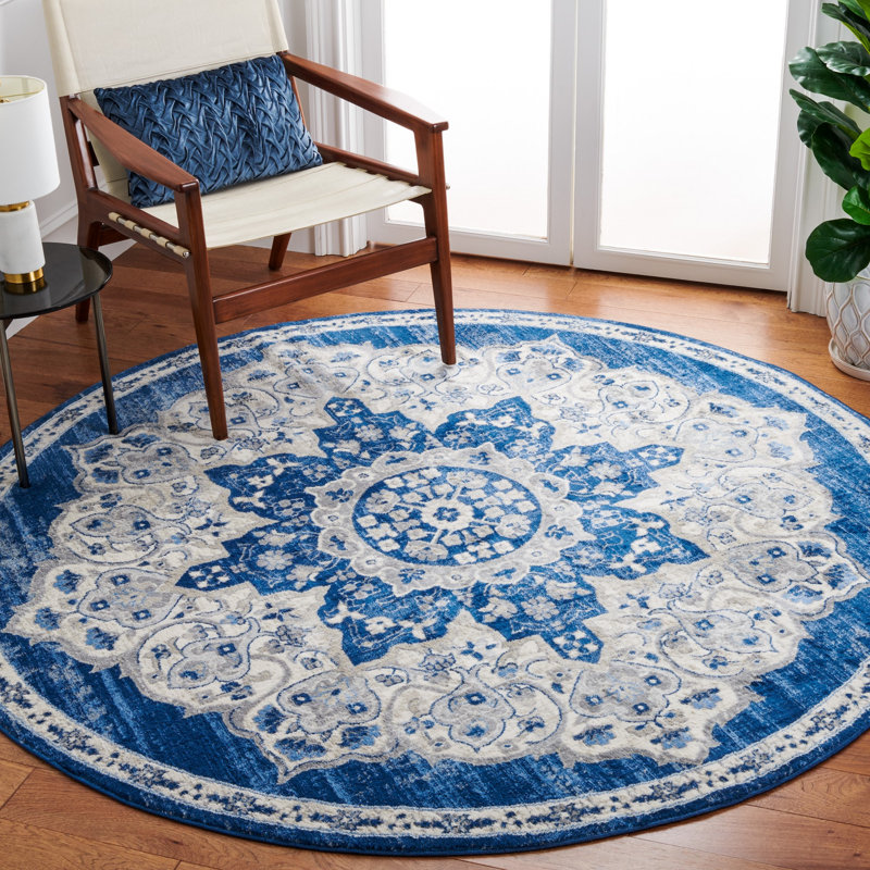 Brentwood Performance Oriental Rug, Round 6'7"