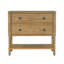Commode décorative 2 tiroirs Naturel Voir ci-dessous
