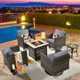 4 - Person Patio Conversation Sets with Cushions
