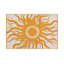 Tapis d'extérieur 5 x 8 imperméable réversible Boho Sun