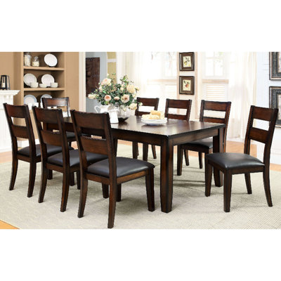 Bold & Dining Chairs In Dark Cherry - Of 2, Solid Wood, Comfortable Padded Seats Wood (Pair ) Transitional Style, Seats, Build