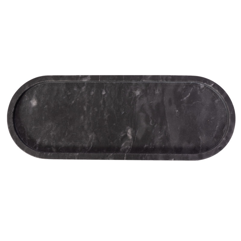 Plateau de piste Artifacts Marble, Noir mat