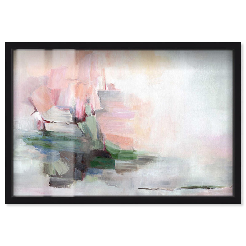 Décoration murale colorée «Tender Moments Shadowbox» par Art Remedy, H 25 po x l 37 po, Noir