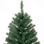 Sapin de Noël mince de 8 pi de hauteur, non éclairé, avec branches réalistes et 1168 pointes