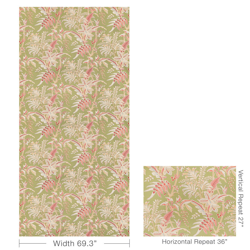 Seychelles 100% Cotton Performance Fabric, Leaf