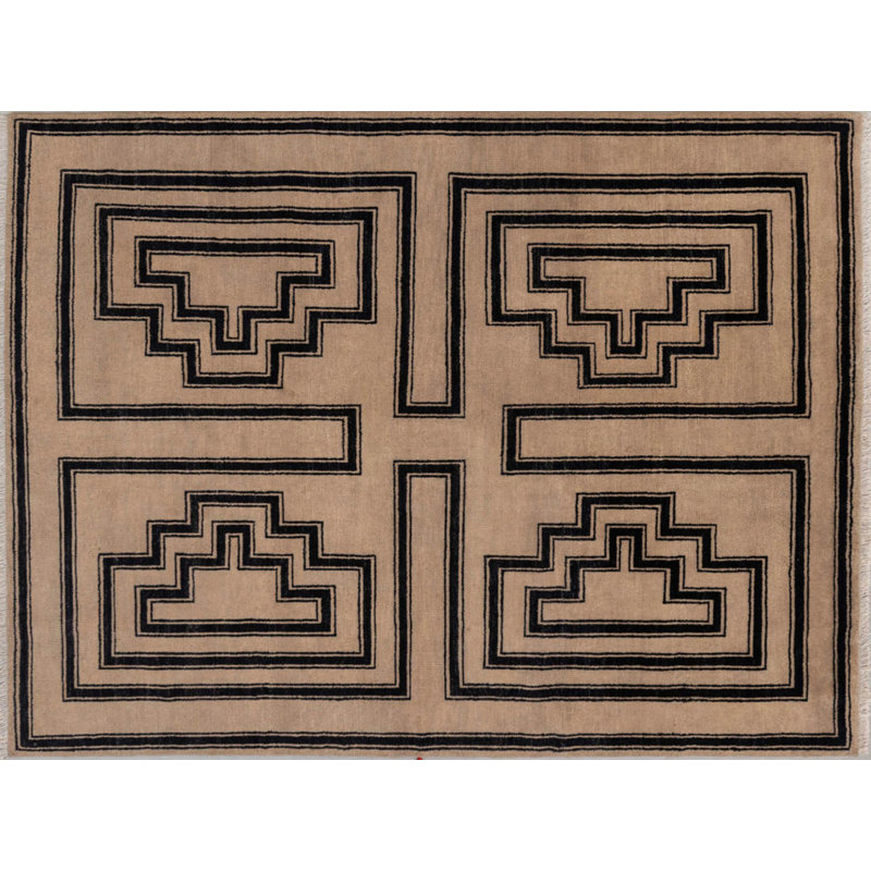 Contemporary, Stuart Street Collection Hand Knotted Wool Oriental Area Rug