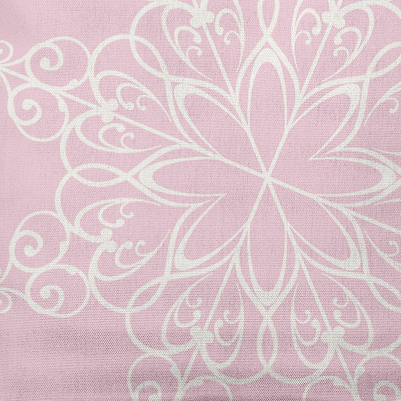 Coussin intérieur / extérieur Holiday Wishes, Rose