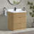 Calamigo 30'' Single Bathroom Vanity With Engineered Quartz Top-1621455097
