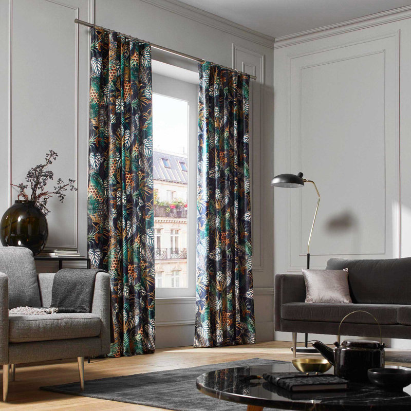 Room Darkening Curtain Single Panel, 200 x 275cm
