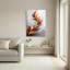 Plume abstraite, reproduction d'art sur toile, ensemble de 1-129345071-129345068