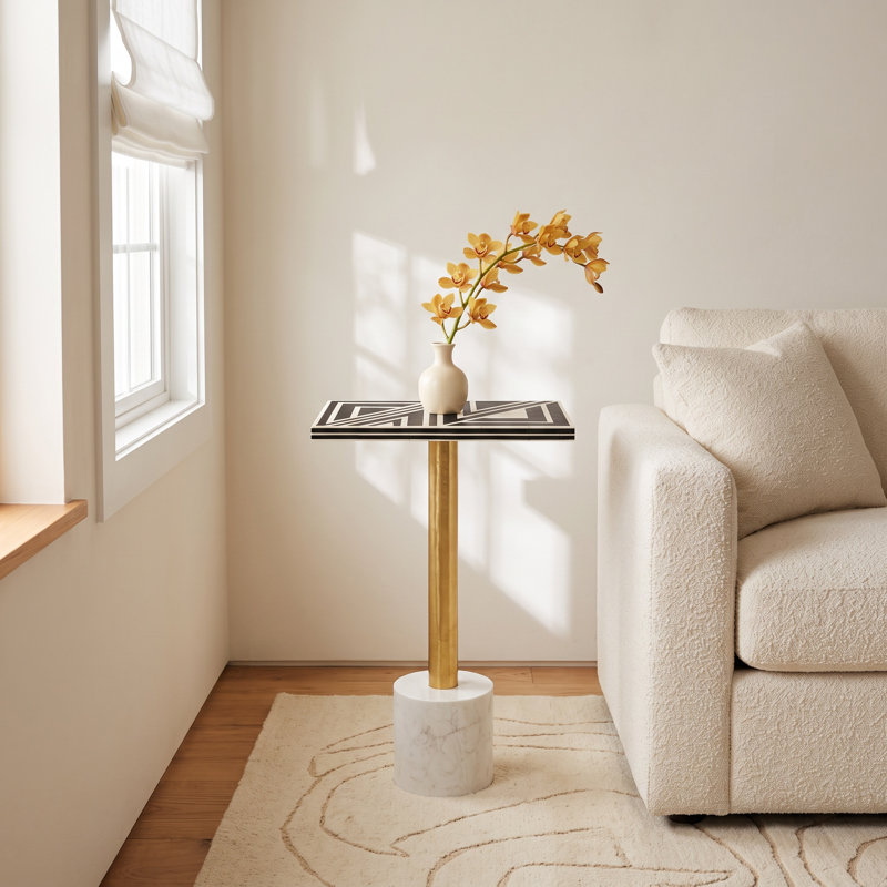 Gillian Bone Inlay End Table