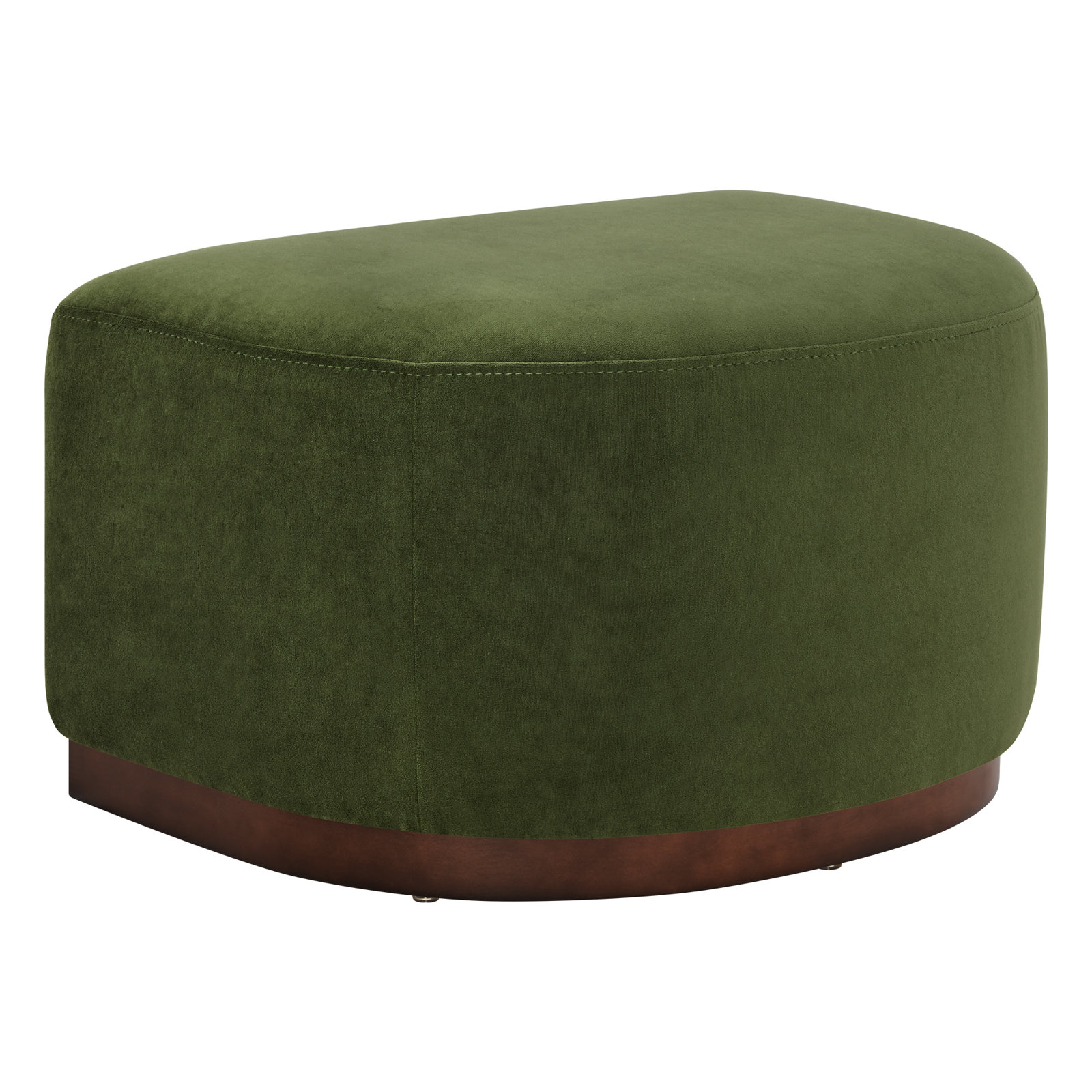 Upholstered Ottoman, Bella Forest