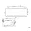 Osborn 1830mm x 1420mm Whirlpool Acrylic Bathtub with Tap