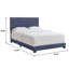 Charlie Upholstered Bed-463065352-463065354-463065562
