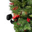 Arbre de Noël artificiel à l'envers avec aiguilles vertes