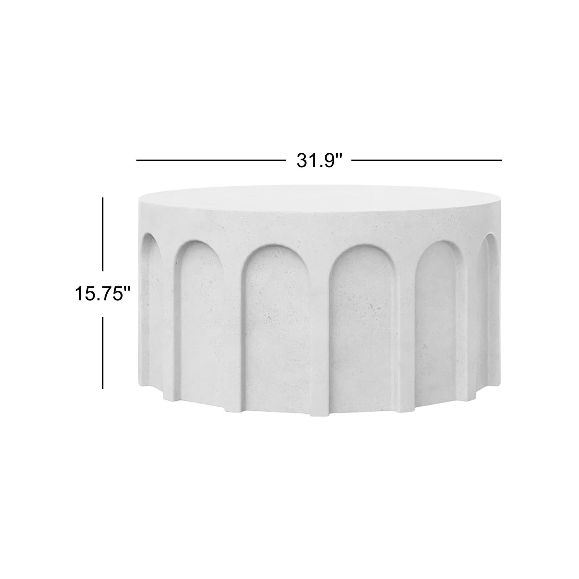 Mikah Coffee Table, Gray