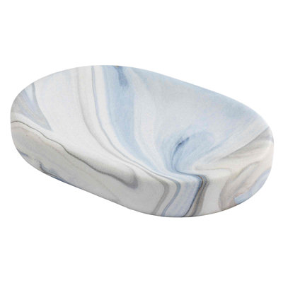 Waves Bath Blue Soap Dish