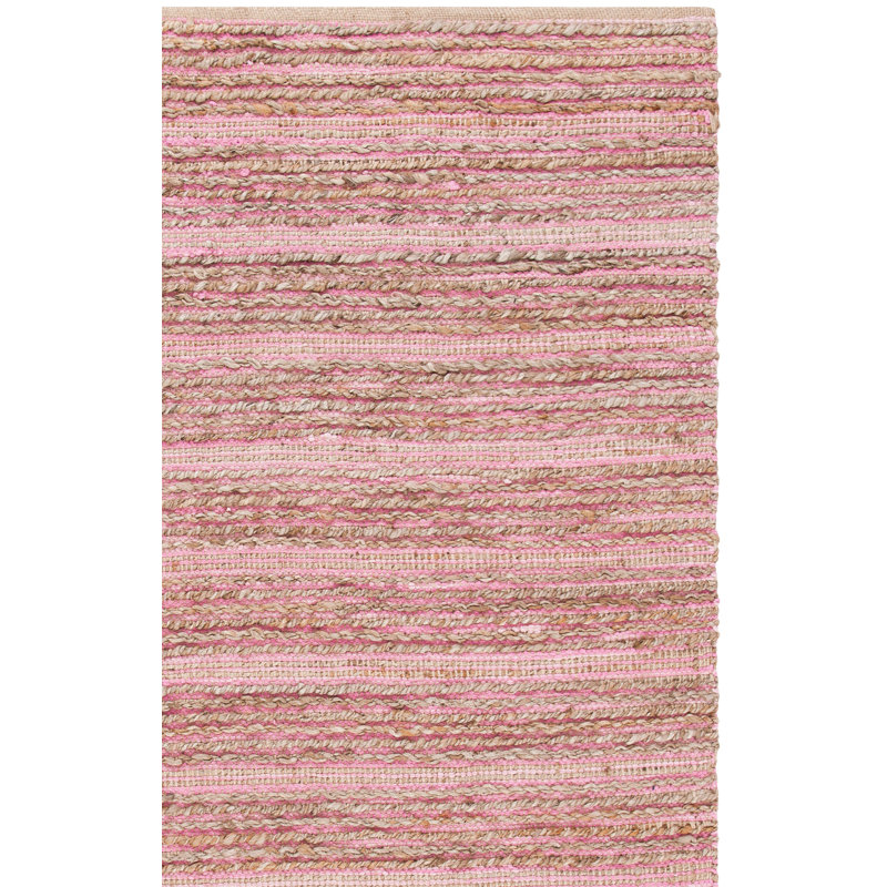 Tapis en jute / coton tissé à la main Doleman, Rectangle 3 pi x 5 pi