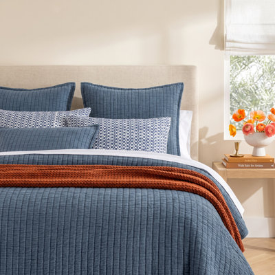 Boyfriend Cotton Coverlet Set