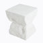 Table d'appoint d'extérieur Paito Modern Minimalist MGO, blanc