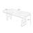 Brown Rectangular Solid Wood desk-602742288