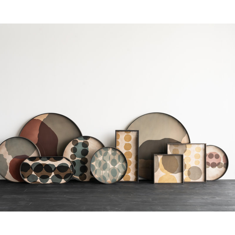 Translucent Silhouettes Decorative Tray
