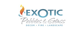 Logo Exotic Pebbles & Glass
