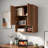 Wall-Mounted Storage Cabinet with Doors & Shelf