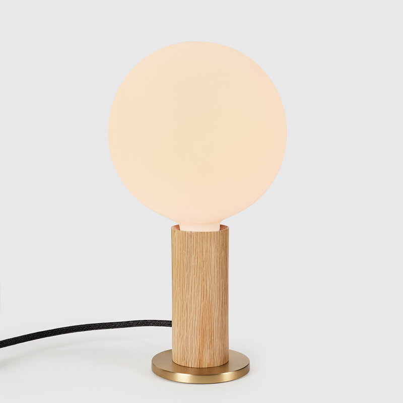 Knuckle Table Lamp, Oak