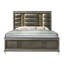 Lit plateforme avec rangement en bois massif Bridgnorth-574639796