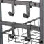 Rangement pour équipement de sport dans le garage, support pour 2 sacs de golf, chariot en acier pour l'extérieur, tablettes avec crochets, noir, conception à grande capacité, construction, solution utilisateur, support, conception multifonctionnelle et réglable
