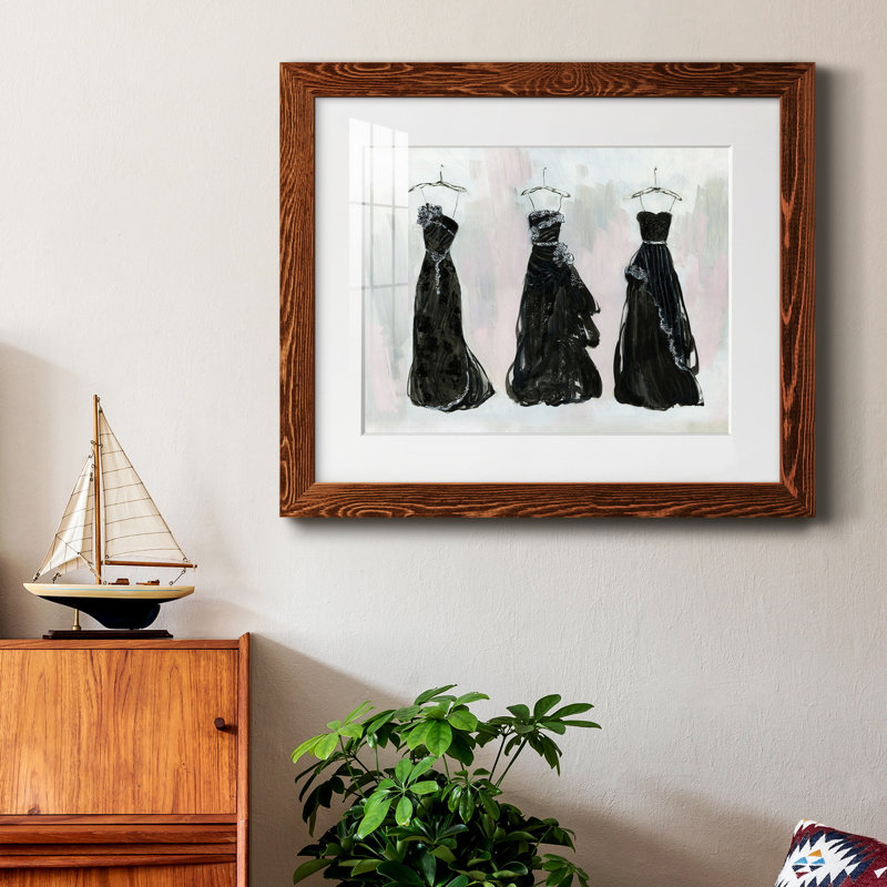 Noir et bling I - peinture encadrée, H 24 po x l 18 po x P 1,5 po, Brun, Blanc