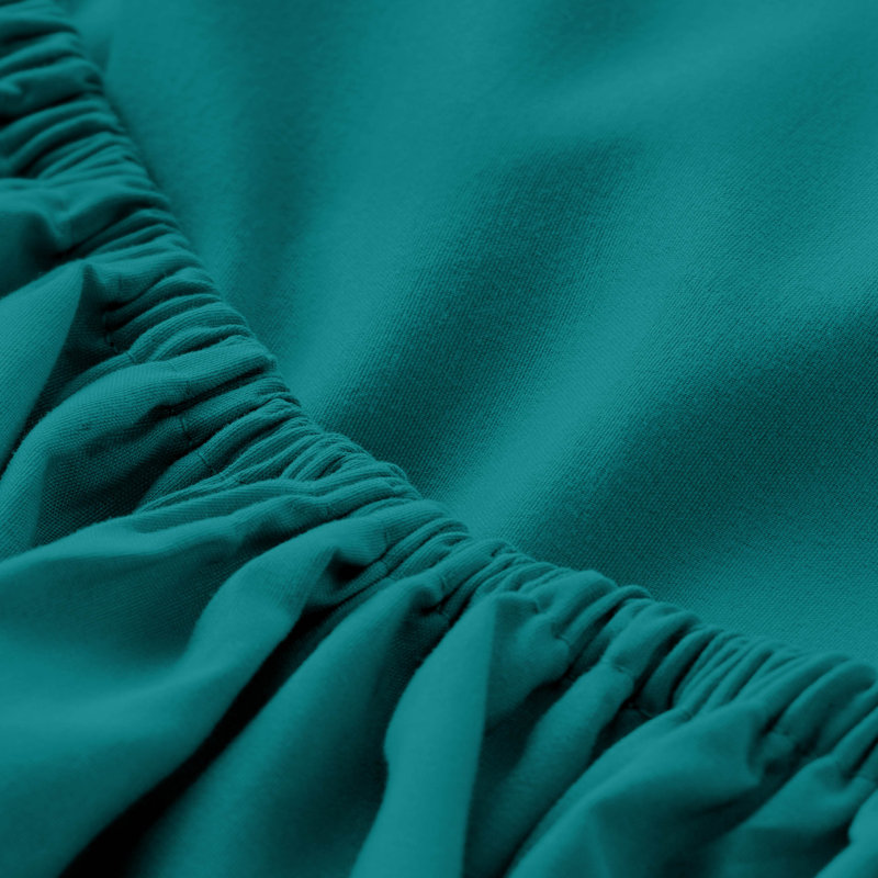 Microfiber Fitted Sheet, Full Fitted Sheet, Emerald