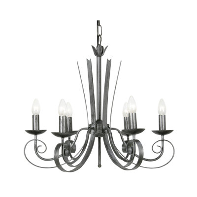 Bragenham 6 - Light Candle Style Chandelier