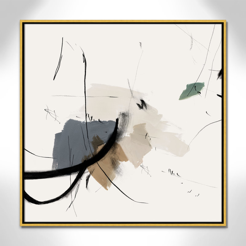 «Heavenly I Print» par Casa Fine Arts, Or, H 31,5 po x l 31,5 po