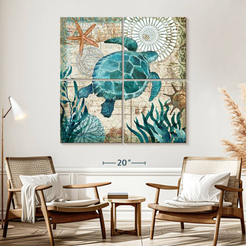 Brampt Monterey Bay Turtle, 57" H x 57" W