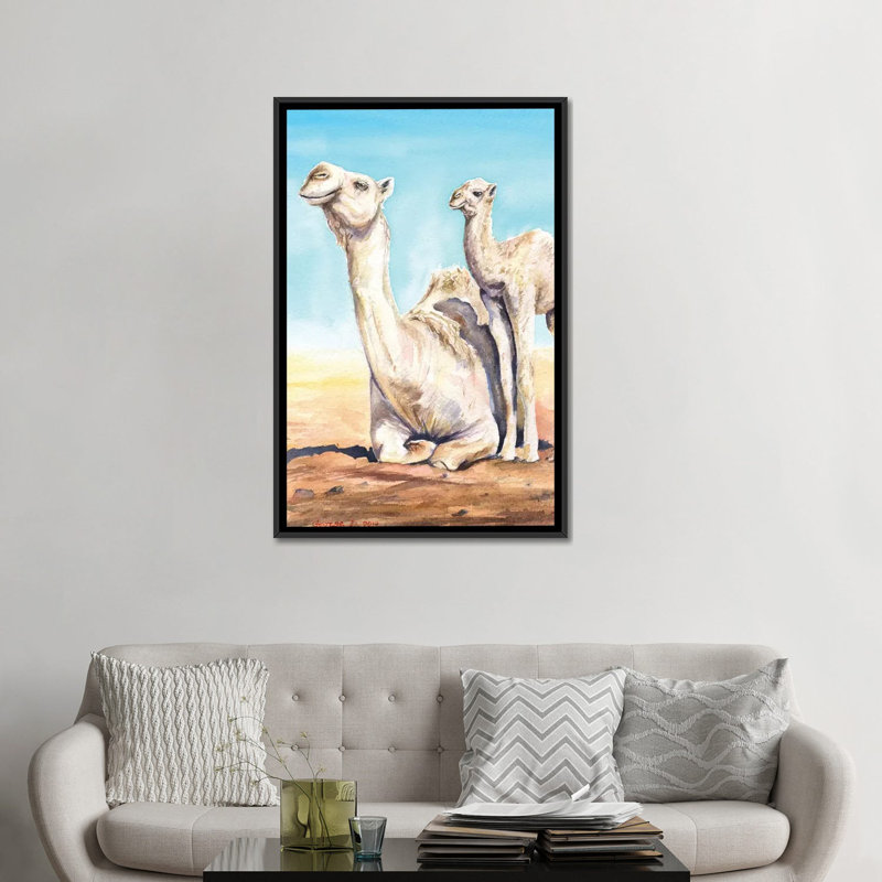 « mixte & de veau », impression sur toile, H 26 po x l 18 po x P 1,5 po, Toile avec cadre noir, Pas de tapis