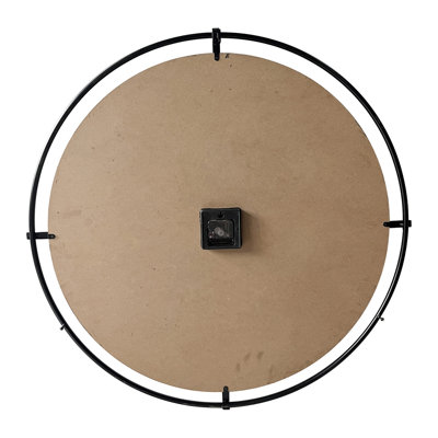 Cadijah Herringbone Wood Wall Clock