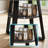 Round Dining Table for 4-6, Farmhouse Kitchen Table with Storage, Circle Dinner Tables for Kitchen, Dining Room-2056482374