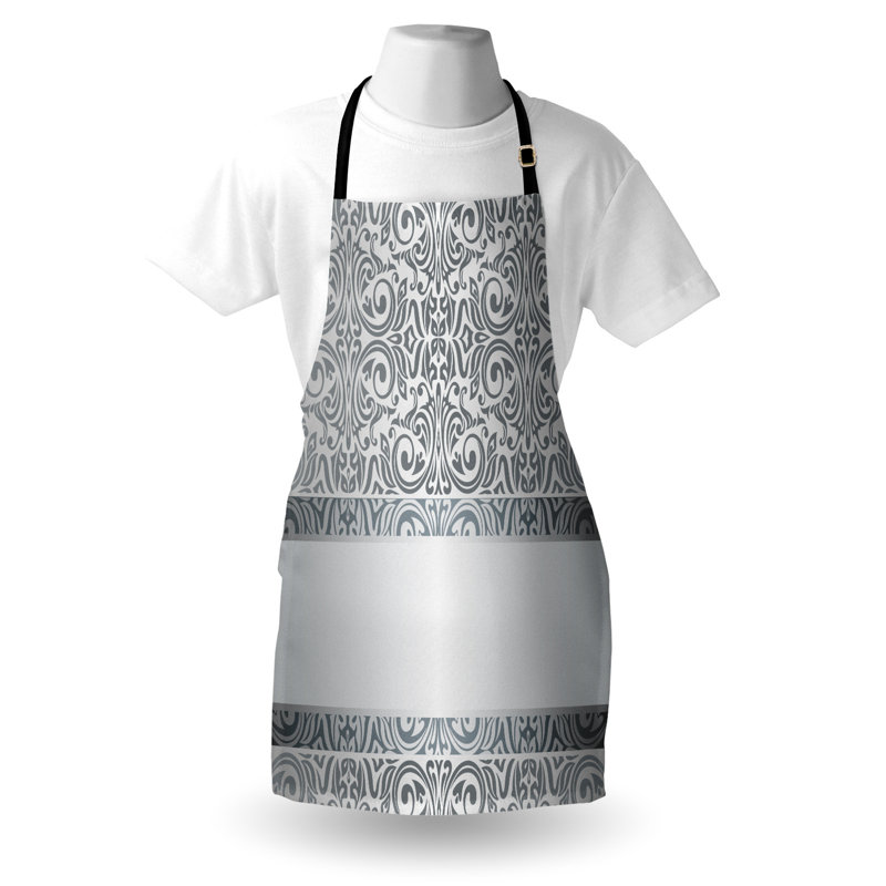 Damask Bib Apron