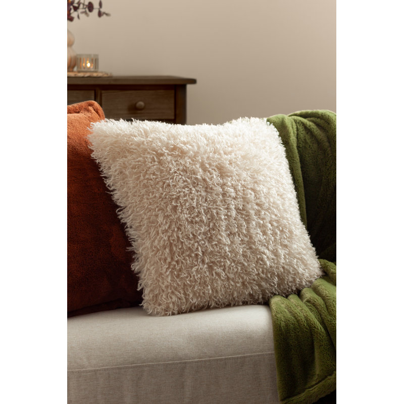 Rowan Square Cushion, Natural, Feather