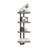 Monya 4-Tier Ladder Bracket Floating Wall Shelves-157606756