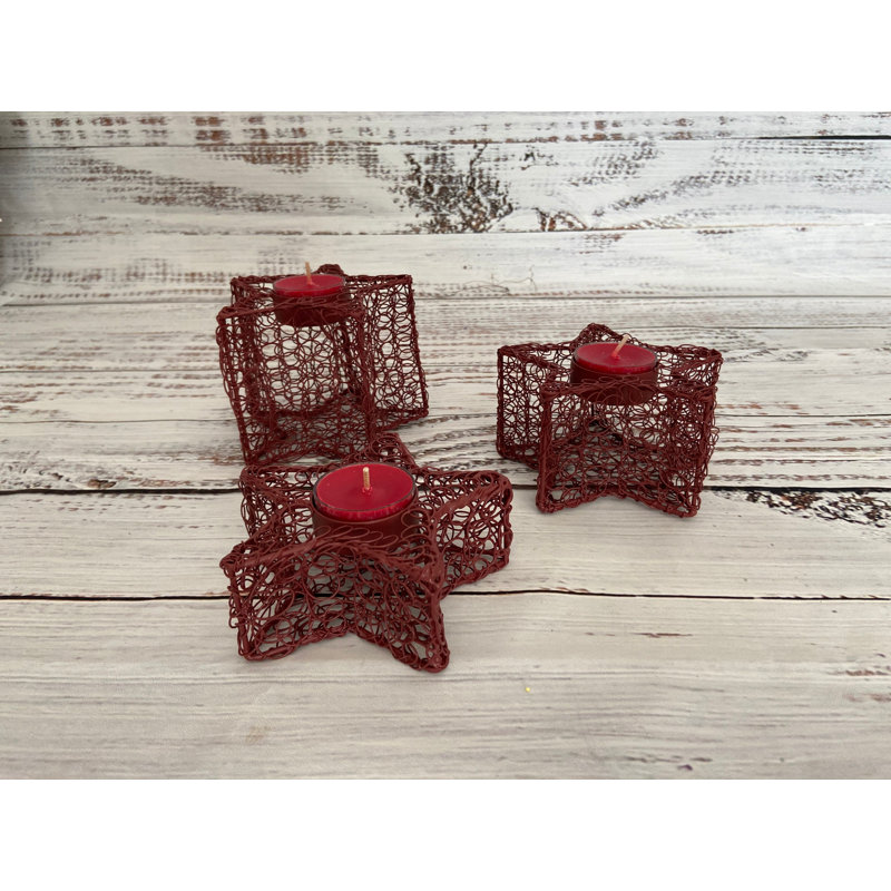 Crazy Wire Star Set of 3