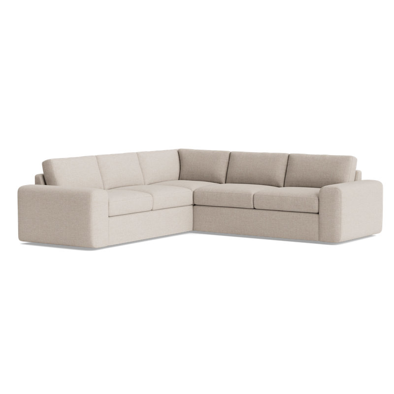 The OG Sectional, Left Hand Facing, Performance Weave - Natural