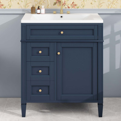 Meuble-lavabo de 30 po avec lavabo supérieur