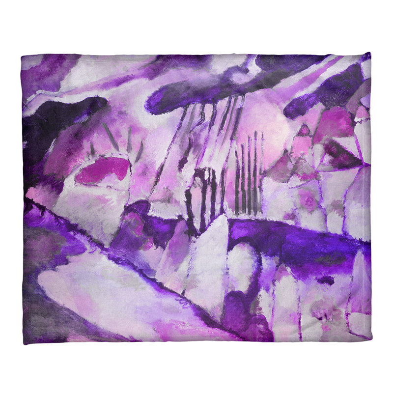  Jeté polaire Landscape, Mauve