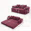 2 Seater Corduroy Sofa-614193574