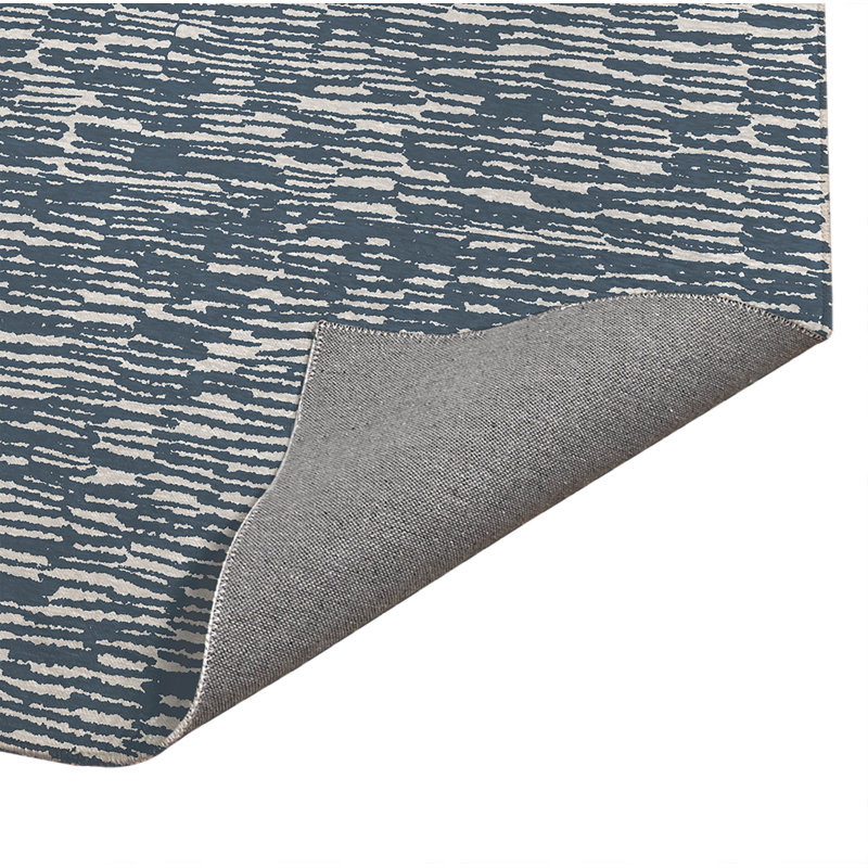Tapis de cuisine Strands, Bleu, Rectangle 5 pi x 7 pi