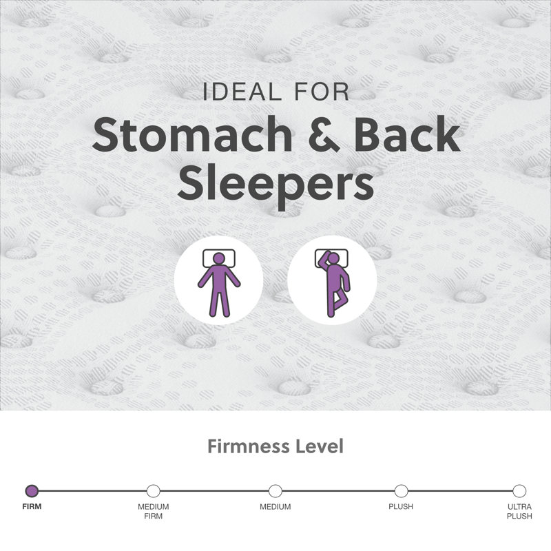 King Size Gray Innerspring Adjustable Bed Mattress